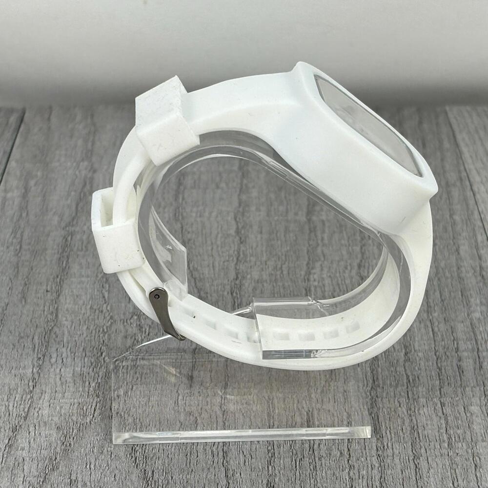 Rainbow Paw Print Heart Silicone Watch - White - Picture 4 of 8